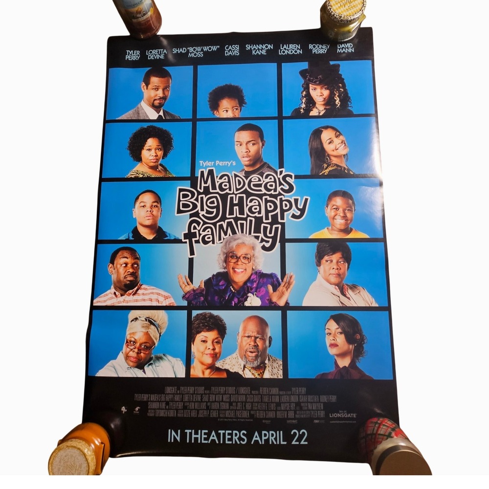 Madea's Big Happy Family 2011 Original Movie Poster 27x40 Tyler Perry D/S